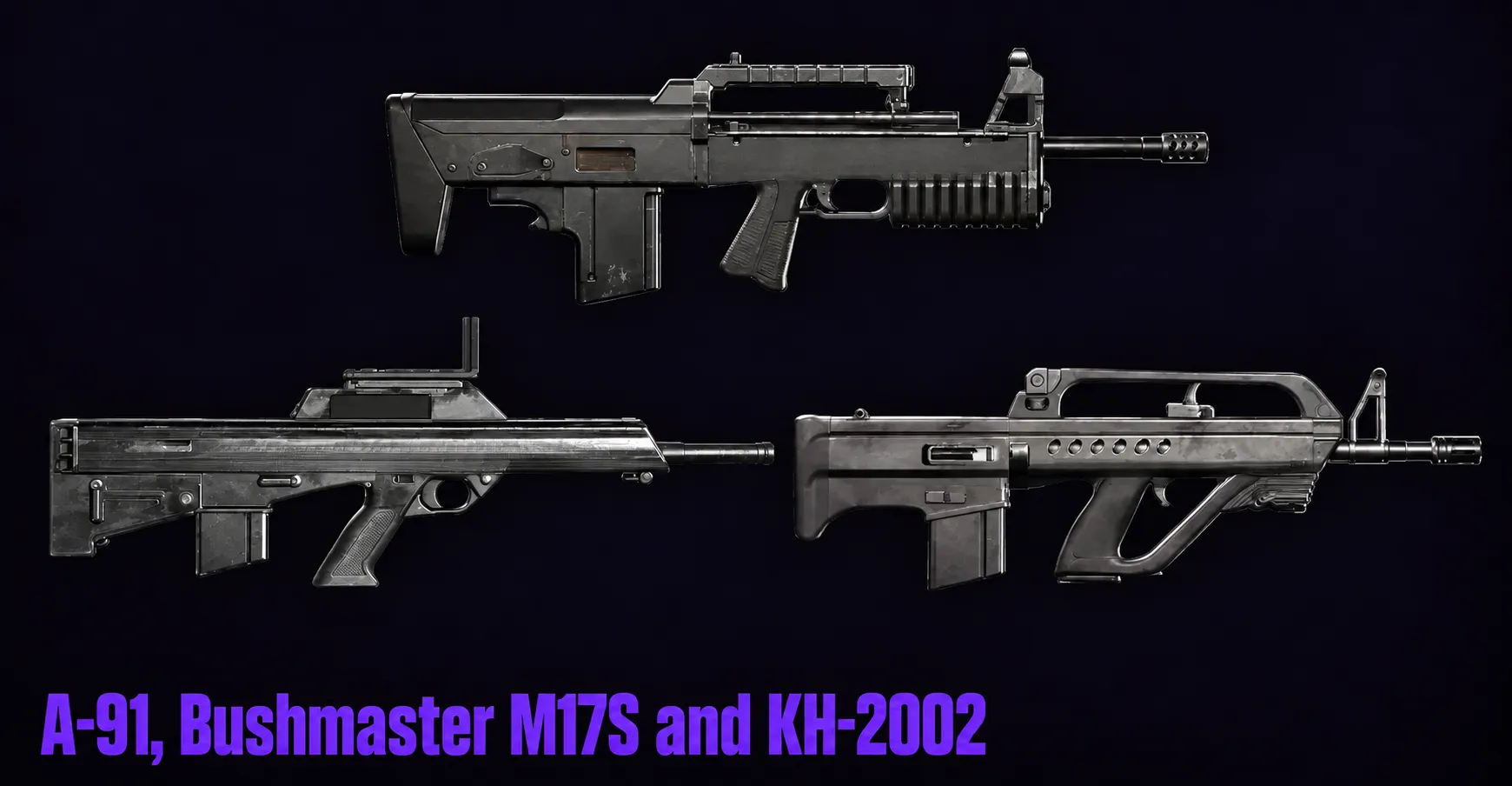 Wardogs A-91, Bushmaster M17S and KH-2002