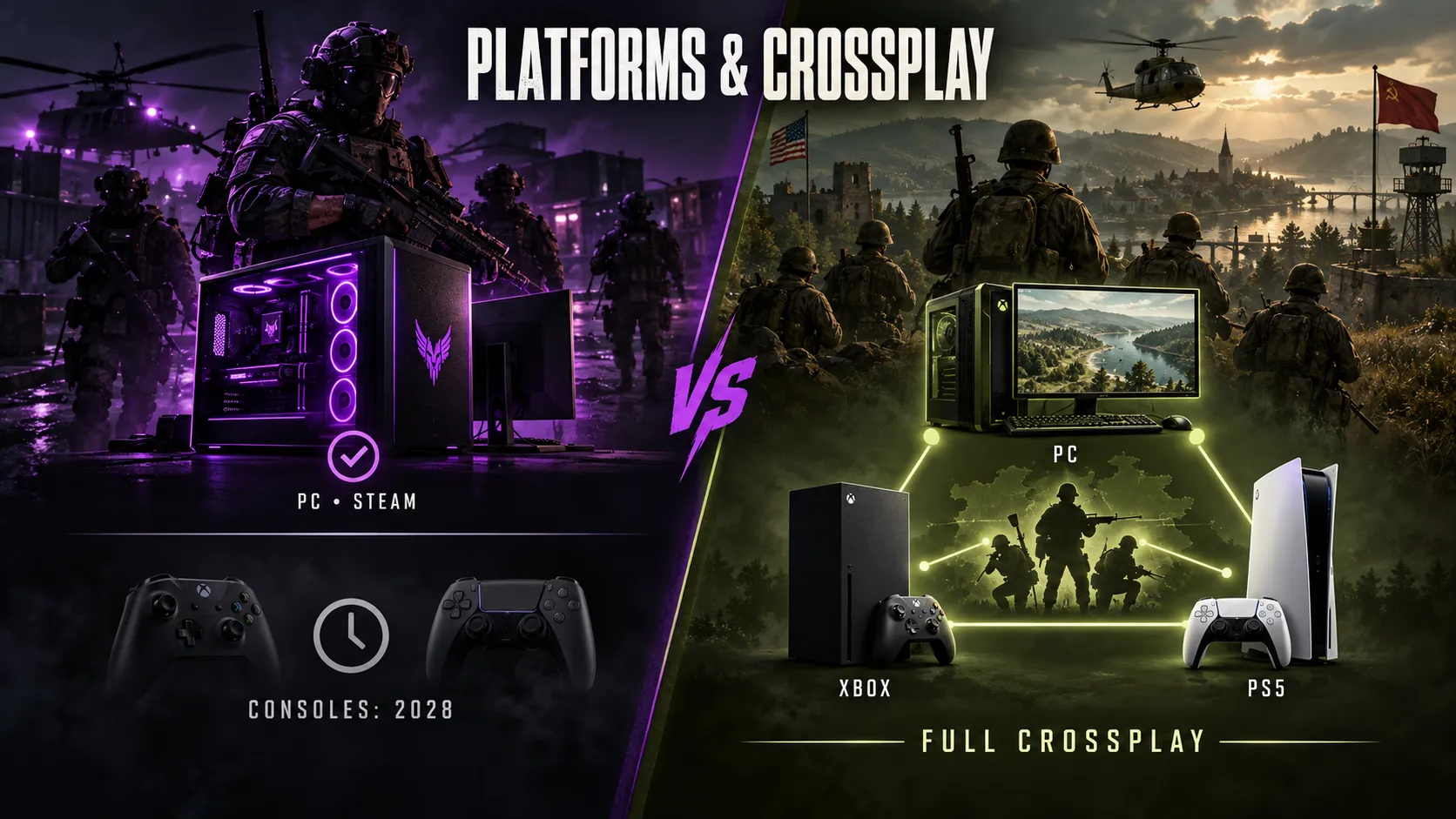 Platforms and Crossplay comparison