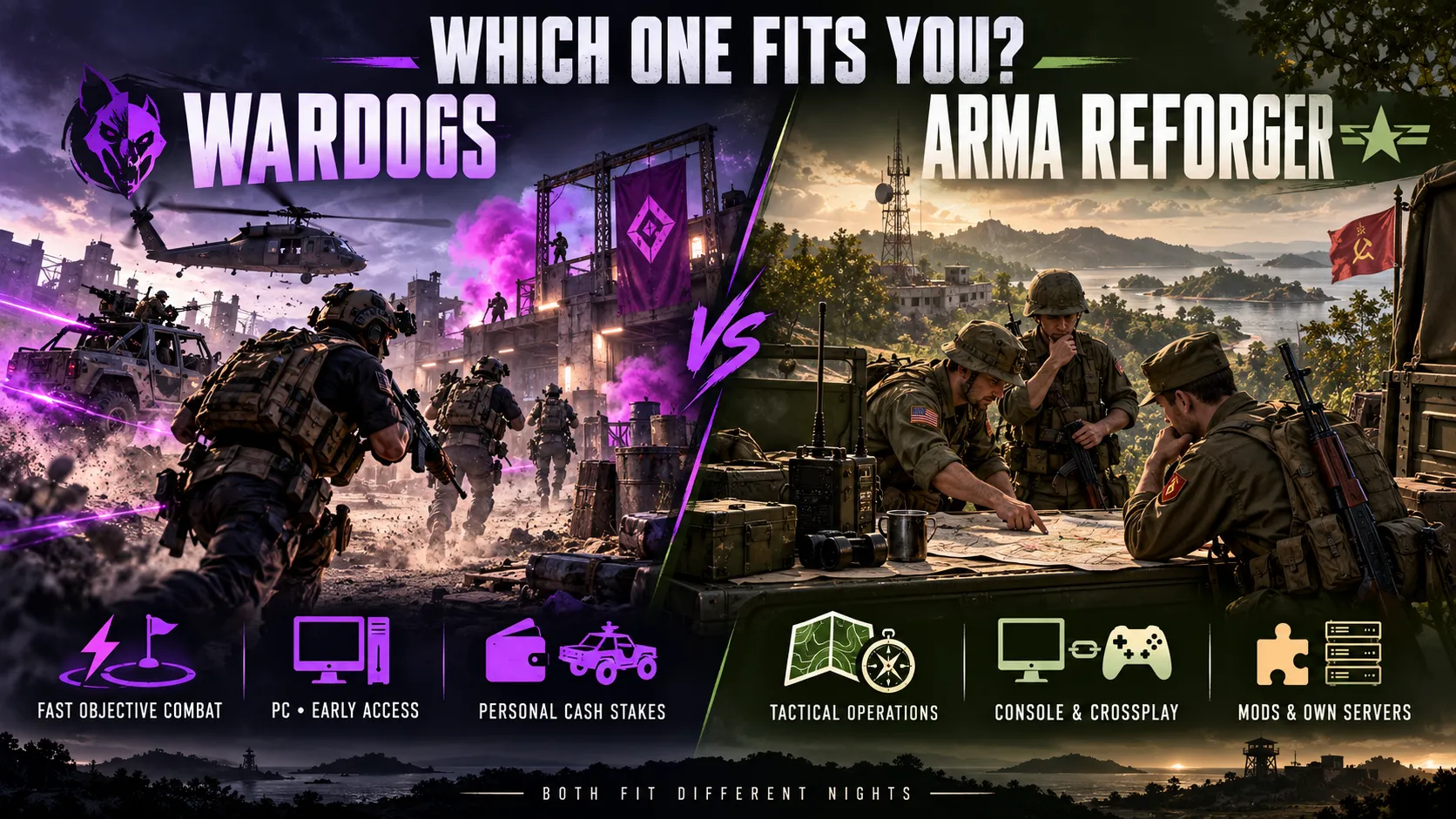 Which One Should You Play Wardogs or Arma Reforger