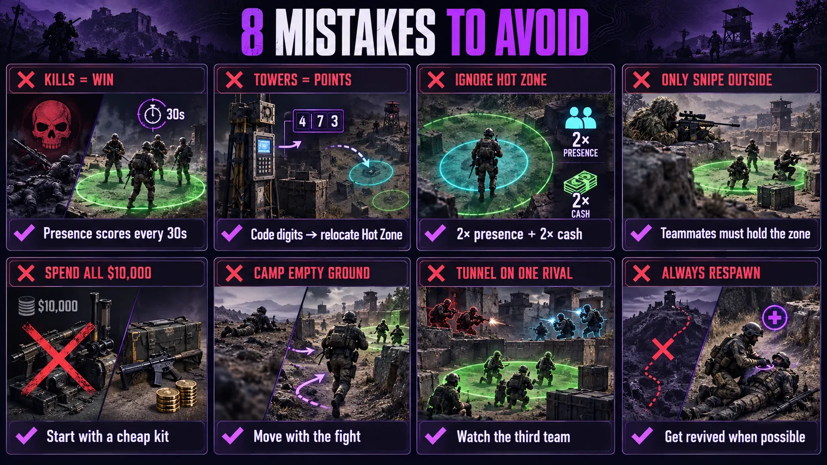 Wardogs control zone mistakes