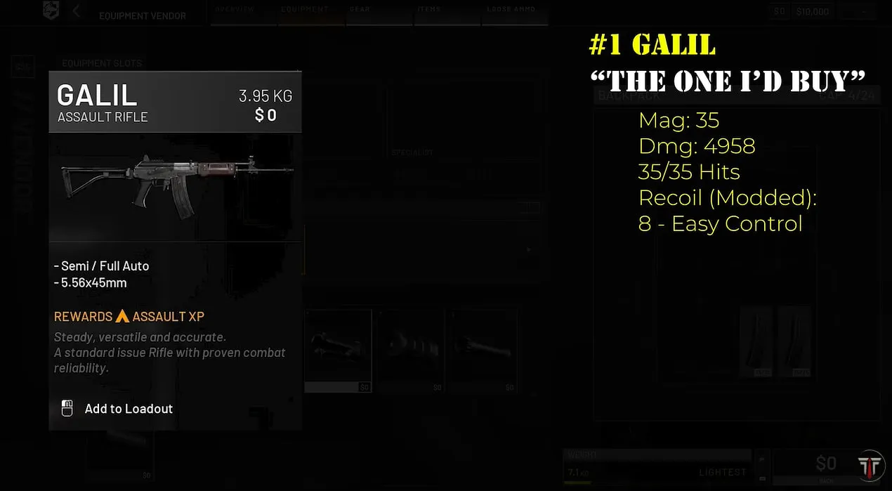 Wardogs Galil