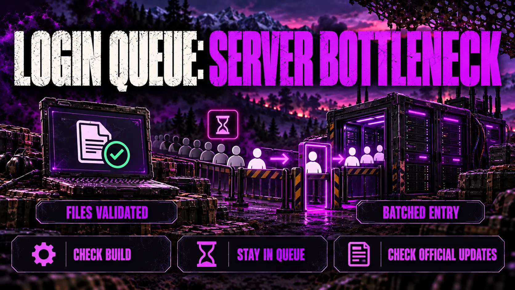 Login Backend Refusing You After the Queue