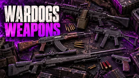 WARDOGS Weapons - 34 Guns, 9 Classes, 3 Ammo Types