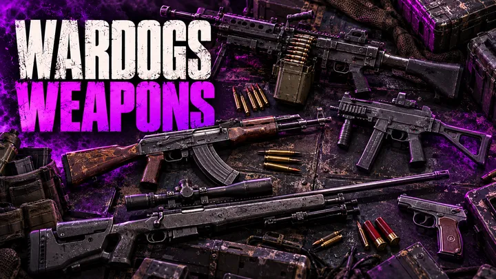 WARDOGS Weapons - 34 Guns, 9 Classes, 3 Ammo Types