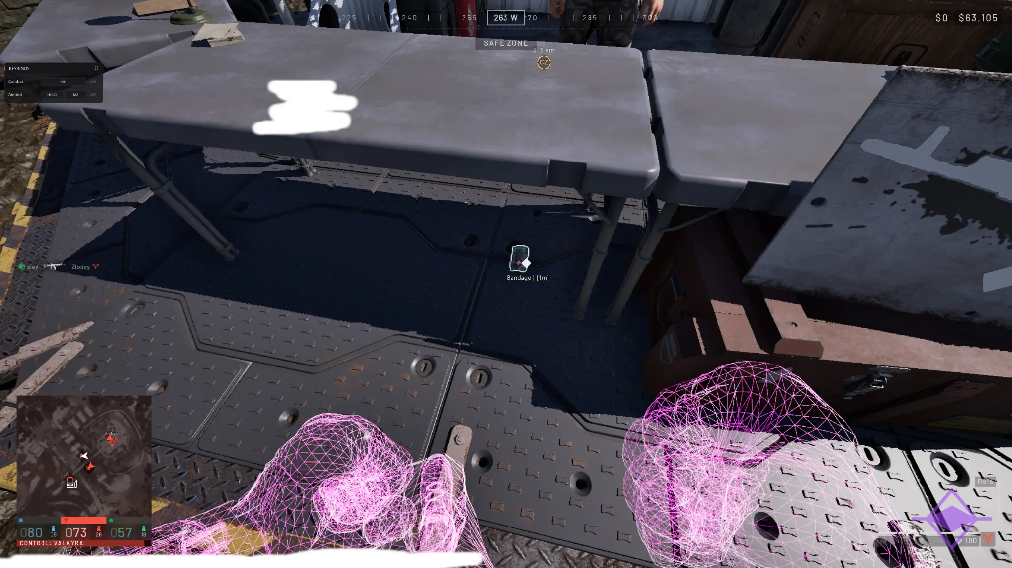 Aimbot overlay in-game